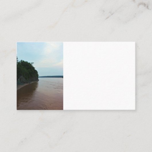 De baai van Fundy Visitekaartje (Voorkant)