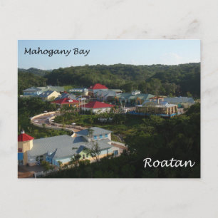 De Baai van het mahonie, Roatan Briefkaart