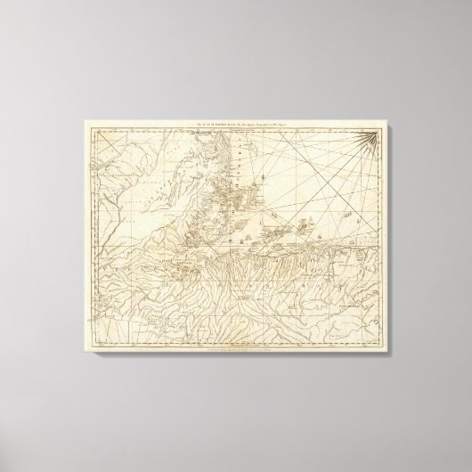 De baai van Honduras Canvas Afdruk (Voorkant)