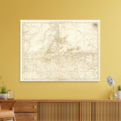 De baai van Honduras Canvas Afdruk (Insitu (Woonkamer))