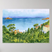 De baai van Marseille, Frankrijk - framerbare afdr Poster (Voorkant)