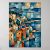 De Baai van Marseille Meesterwerk Hernieuwde Inte Poster (Voorkant)