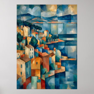 De Baai van Marseille  Meesterwerk Hernieuwde Inte Poster