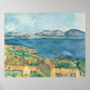 De baai van Marseille Paul Cezanne Poster