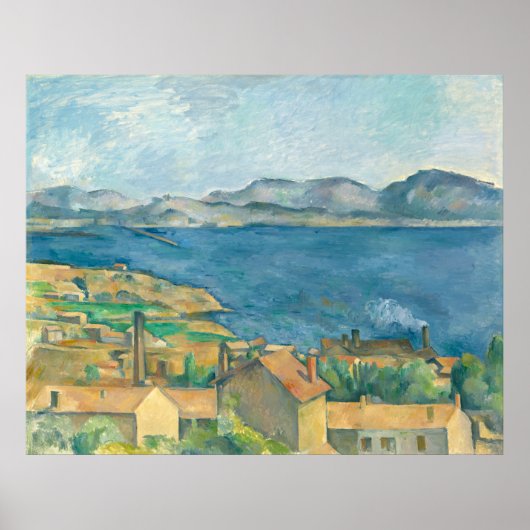De baai van Marseille Paul Cezanne Poster (Voorkant)
