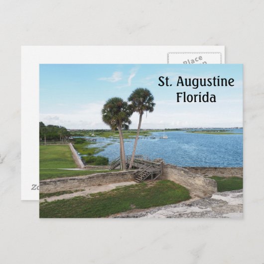 De baai van Matanzas in St. Augustine Briefkaart (Voorkant / Achterkant)