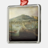 De baai van Napels Metalen Ornament (Links)