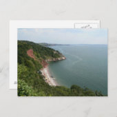 De Baai van Oddicombe, Torquay, Engeland Briefkaart (Voorkant / Achterkant)