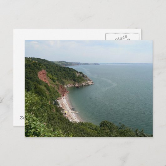 De Baai van Oddicombe, Torquay, Engeland Briefkaart (Voorkant / Achterkant)