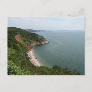 De Baai van Oddicombe, Torquay, Engeland Briefkaart