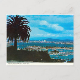 De Baai van San Diego van Loma Linda vintage Briefkaart