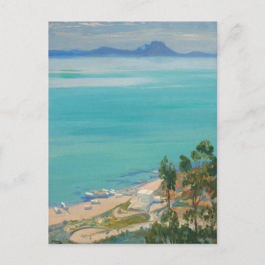 De baai van Tunis, morgen | Sir John Lavery Briefkaart (Voorkant)