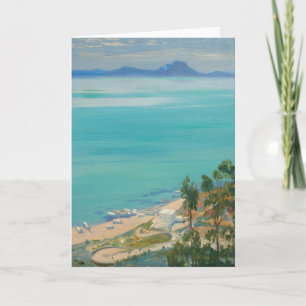 De baai van Tunis, morgen   Sir John Lavery Kaart