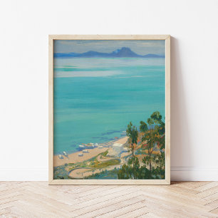 De baai van Tunis, morgen   Sir John Lavery Poster