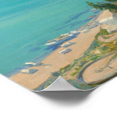 De baai van Tunis, morgen | Sir John Lavery Poster (Hoek)