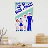 De baan om een Poster van de Ouder te zijn (Keuken)