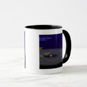 De baan van het binaire voorwerp van de Kuipergord Mok (Voorkant rechts)