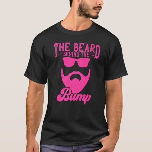 De baard achter de buil Mannen een nieuwe vader di T-shirt (Voorkant)