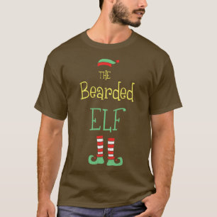 De Baard-Elf Kerst-Elf T-shirt Matching Familie