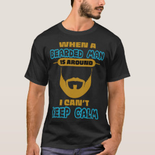 De baard en ik Respecteer de snor Geen hipster T-shirt
