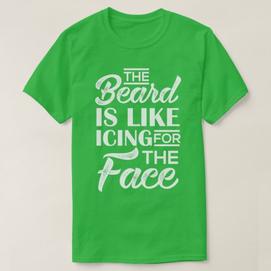 De baard is als Icen voor het gezicht T-shirt (Design voorkant)