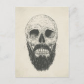 De baard is niet dood briefkaart (Voorkant)