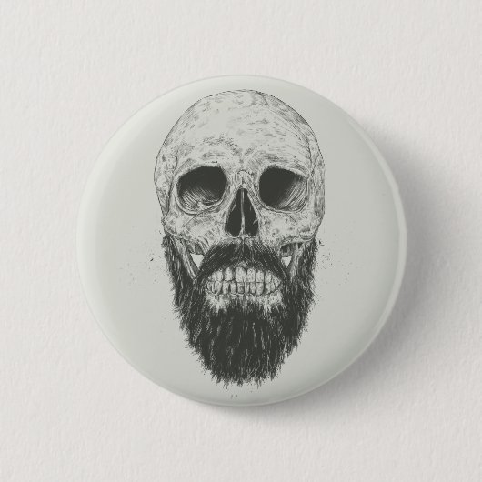 De baard is niet dood ronde button 5,7 cm (Voorkant)