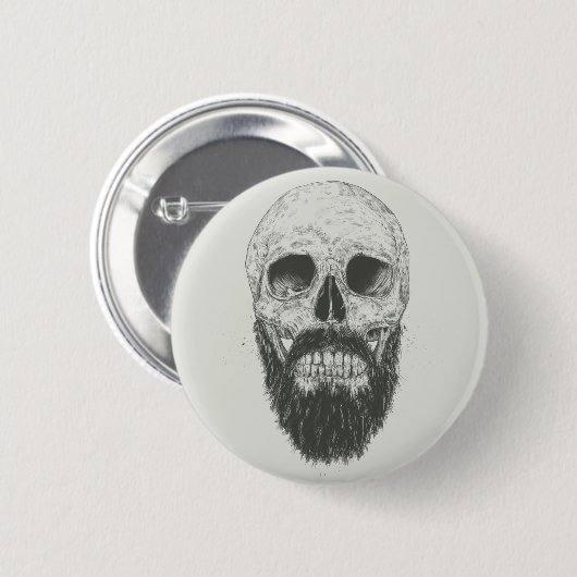 De baard is niet dood ronde button 5,7 cm (Voorkant /achterkant)