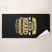 De baard kiest jou badhanddoek (Badhanddoek)