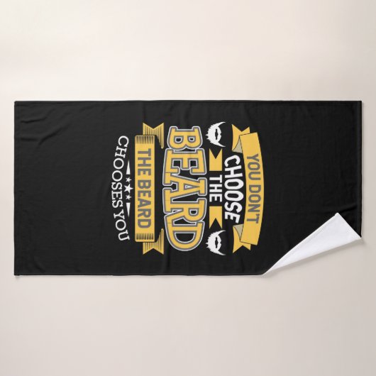De baard kiest jou badhanddoek (Badhanddoek)
