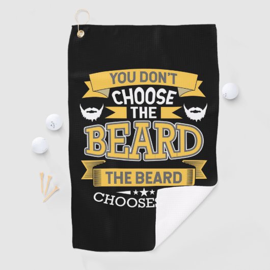 De baard kiest jou golfhanddoek (Insitu)