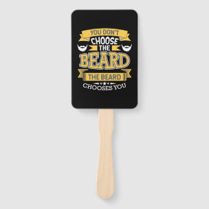 De baard kiest jou handwaaier