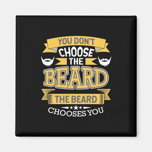 De baard kiest jou magneet (Voorkant)