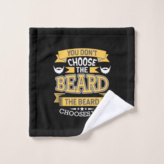 De baard kiest jou washandje (Wasdoekje)