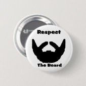 de baard respecteren ronde button 5,7 cm (Voorkant /achterkant)