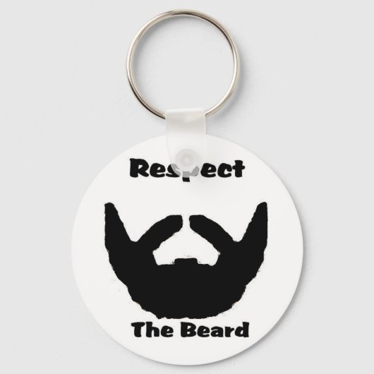 de baard respecteren sleutelhanger (Voorkant)