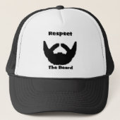 de baard respecteren trucker pet (Voorkant)