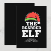 De Baardige Elf Kerst Kaart (Voorkant / Achterkant)