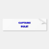 De baas. bumpersticker (Voorkant)