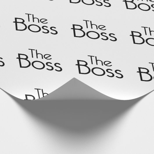 De baas cadeaupapier (Hoek)