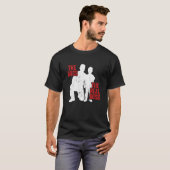 De baas de echte baas vader zoon dochter Matchin T-shirt (Voorkant volledig)