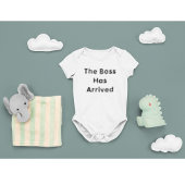 De baas heeft Baby Bodysuit aangereden