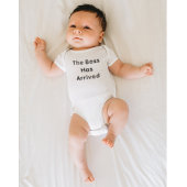 De baas heeft Baby Bodysuit aangereden