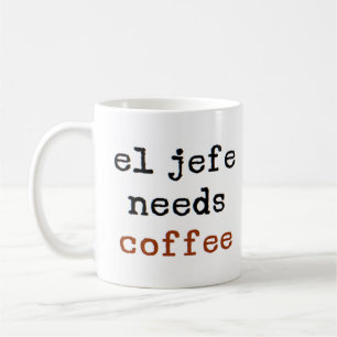 de baas heeft koffie nodig koffiemok