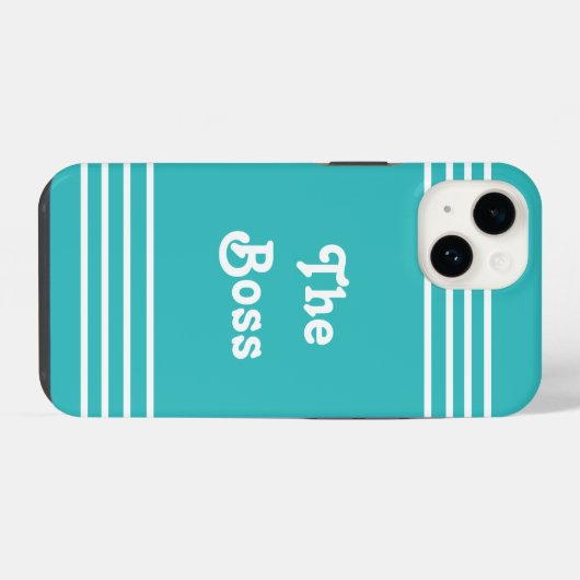 De baas iPhone hoesje (Achterkant horizontaal)