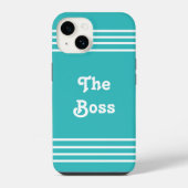 De baas iPhone hoesje (Achterkant)