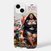 De baas is hier Case-Mate iPhone case (Achterkant)