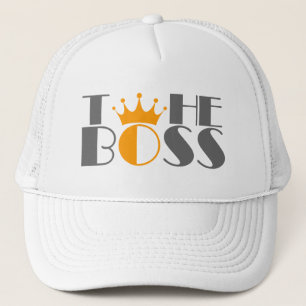 De baas kroon trucker pet