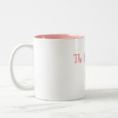 De Baas Lady is hier 11 oz. Tweetone Mok (Links)