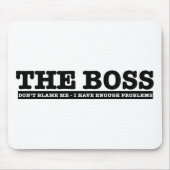 De baas muismat (Voorkant)